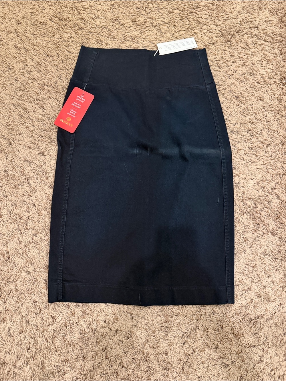 Level 99 Black High-Rise Pencil Skirt